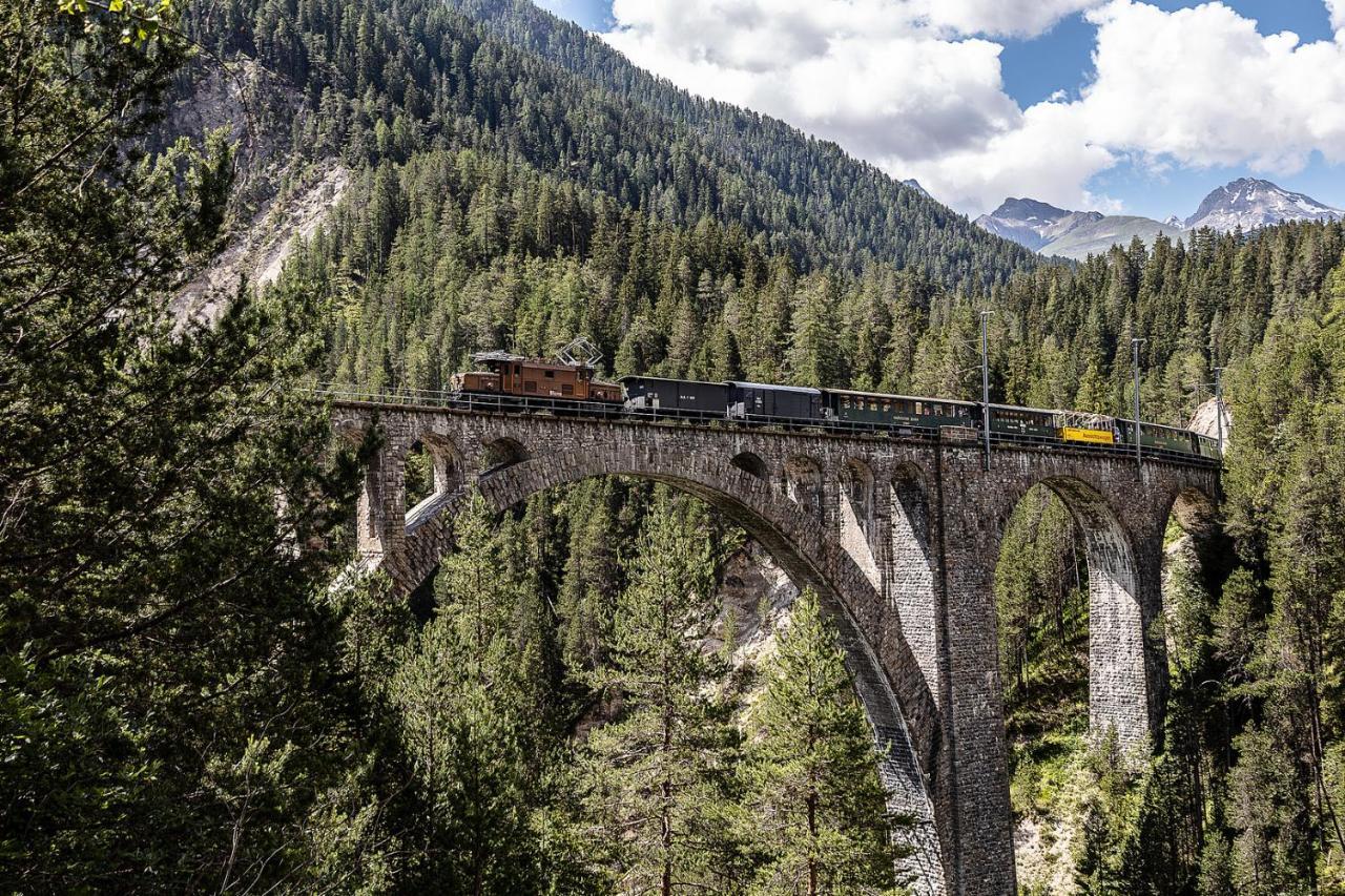 Boutique-Hotel Garni Bellevue Davos Wiesen Eksteriør billede