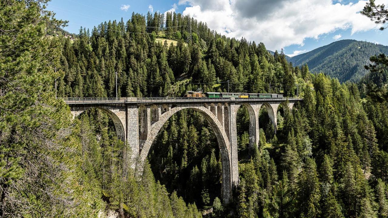 Boutique-Hotel Garni Bellevue Davos Wiesen Eksteriør billede